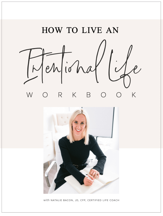 How To Live An Intentional Life workbook